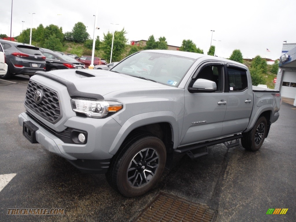2020 Tacoma TRD Sport Double Cab 4x4 - Cement / TRD Cement/Black photo #7