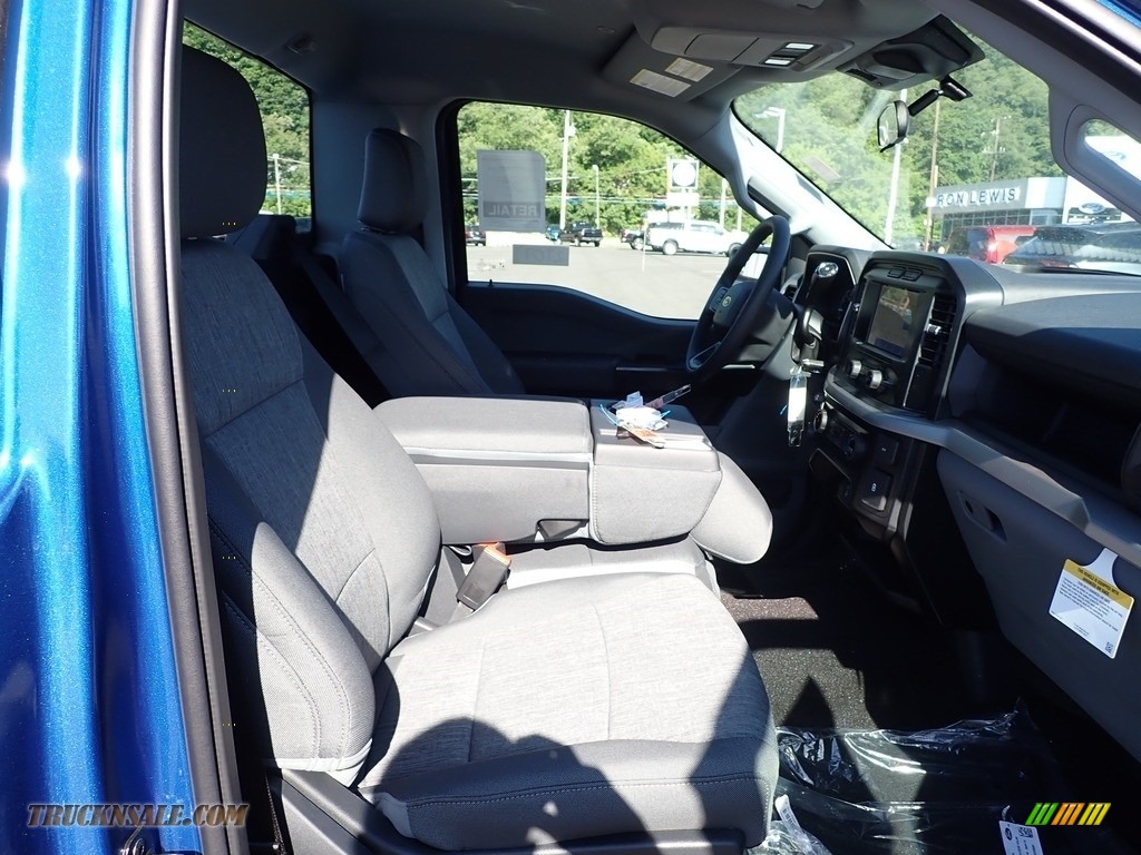 2022 F150 XL Regular Cab 4x4 - Atlas Blue Metallic / Medium Dark Slate photo #10