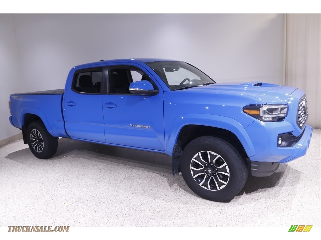 Voodoo Blue / TRD Cement/Black Toyota Tacoma TRD Sport Double Cab 4x4