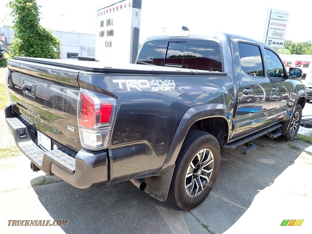 2021 Tacoma TRD Sport Double Cab 4x4 - Magnetic Gray Metallic / TRD Cement/Black photo #3