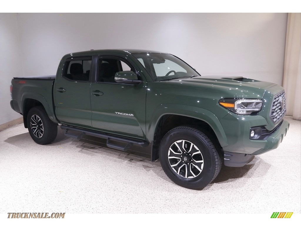 Army Green / Cement/Black Toyota Tacoma SR5 Double Cab 4x4