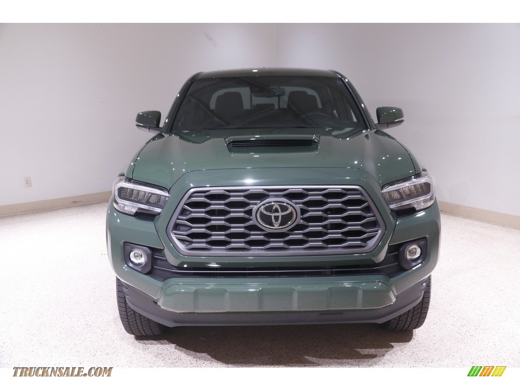 2022 Tacoma SR5 Double Cab 4x4 - Army Green / Cement/Black photo #2