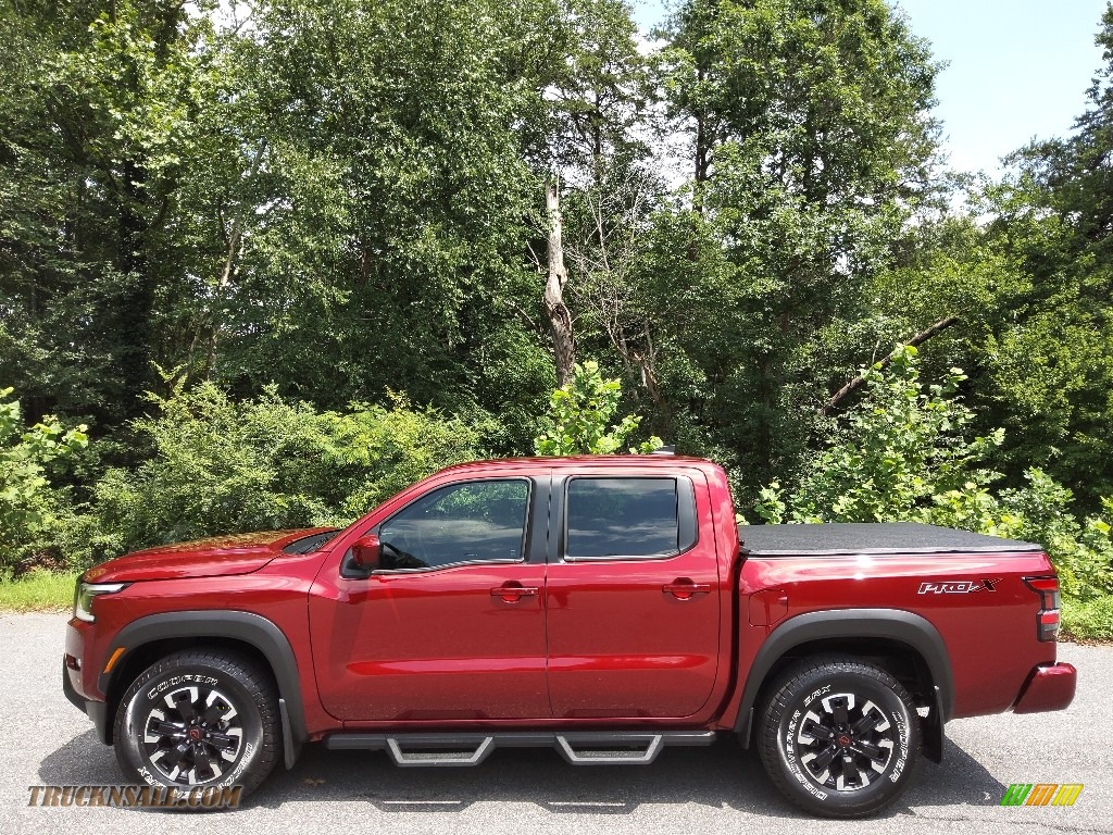 2022 Frontier Pro-X Crew Cab - Cardinal Red Tricoat / Charcoal photo #1