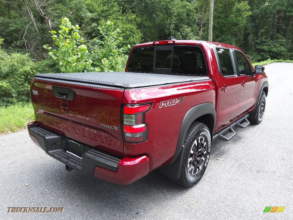 2022 Frontier Pro-X Crew Cab - Cardinal Red Tricoat / Charcoal photo #7