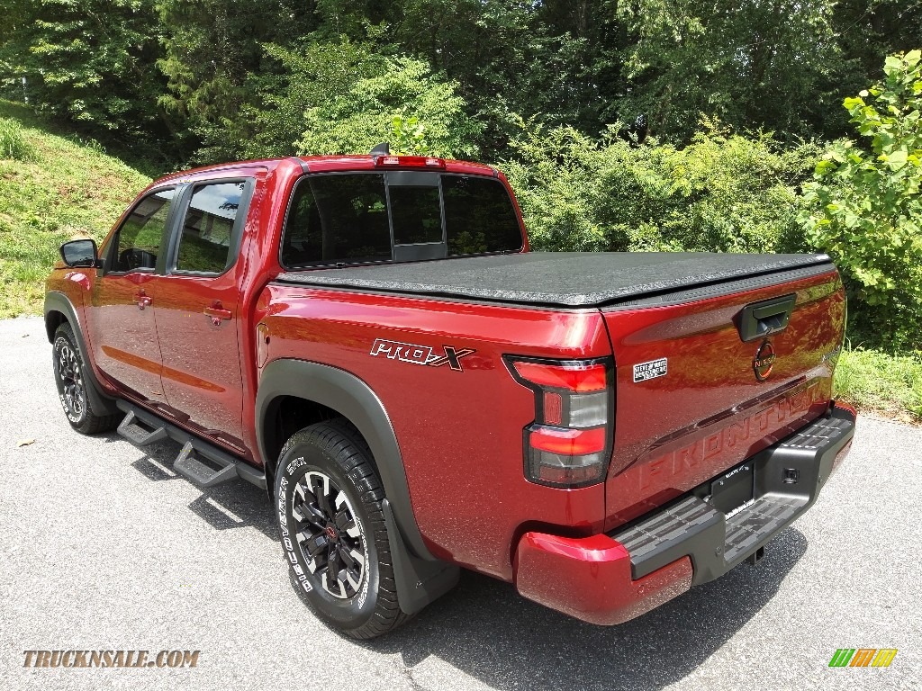2022 Frontier Pro-X Crew Cab - Cardinal Red Tricoat / Charcoal photo #11