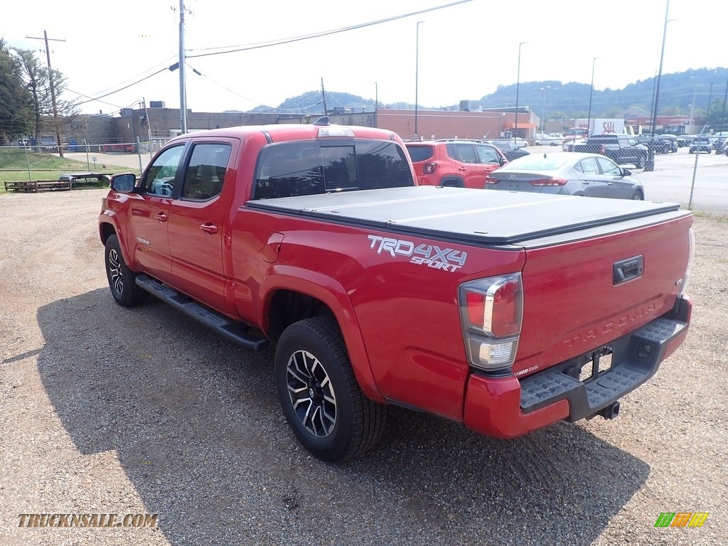 2020 Tacoma TRD Sport Double Cab 4x4 - Barcelona Red Metallic / Cement photo #8