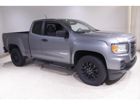 Satin Steel Metallic 2021 GMC Canyon Elevation Extended Cab 4WD