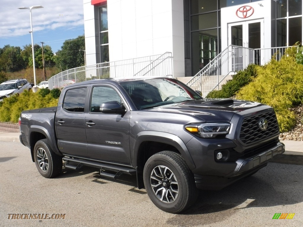 2022 Tacoma TRD Sport Double Cab 4x4 - Magnetic Gray Metallic / Cement/Black photo #1