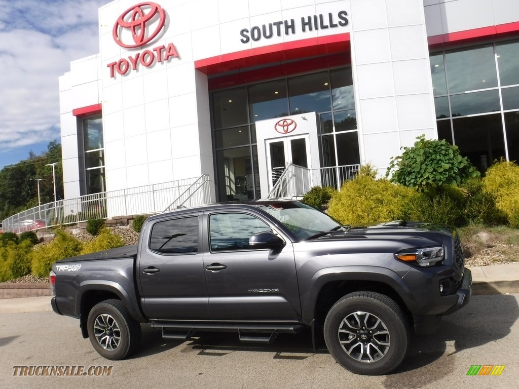 2022 Tacoma TRD Sport Double Cab 4x4 - Magnetic Gray Metallic / Cement/Black photo #2