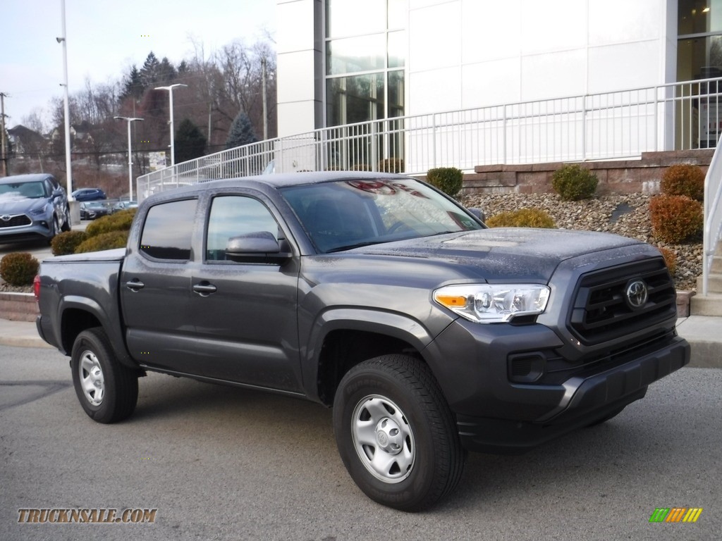 2021 Tacoma SR5 Double Cab 4x4 - Magnetic Gray Metallic / Cement photo #1