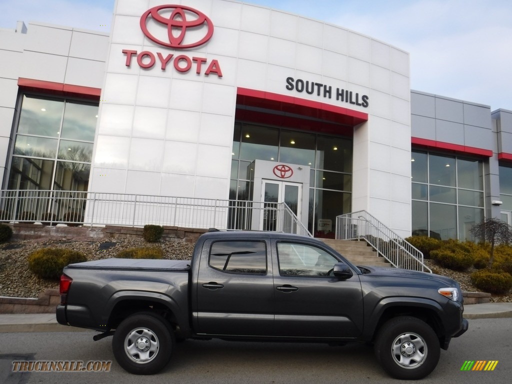 2021 Tacoma SR5 Double Cab 4x4 - Magnetic Gray Metallic / Cement photo #2