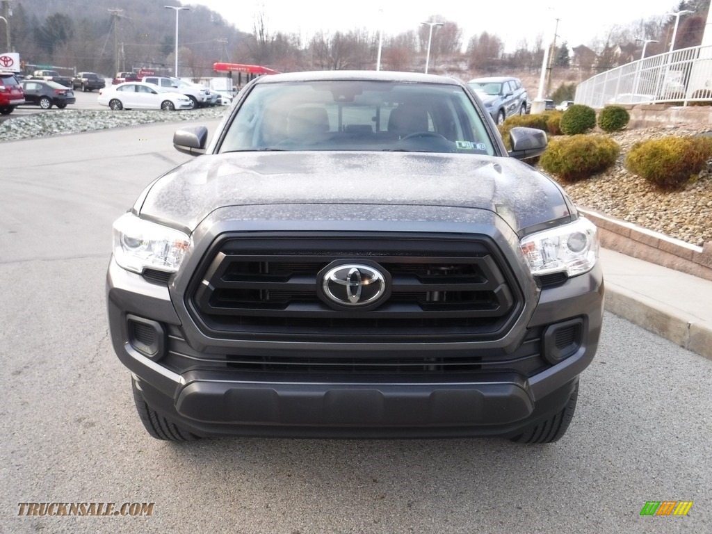 2021 Tacoma SR5 Double Cab 4x4 - Magnetic Gray Metallic / Cement photo #13