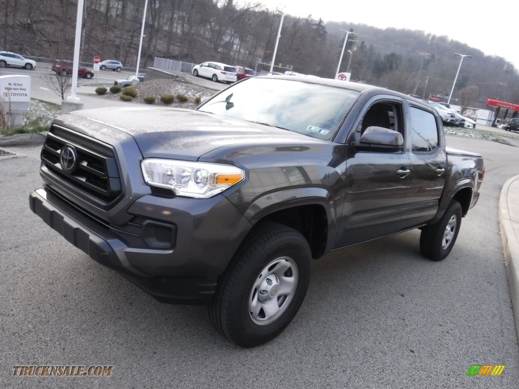 2021 Tacoma SR5 Double Cab 4x4 - Magnetic Gray Metallic / Cement photo #14