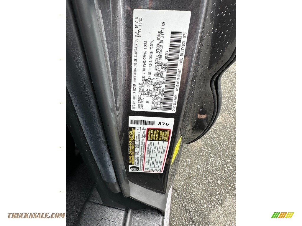 2022 Tacoma SR Access Cab 4x4 - Magnetic Gray Metallic / Cement Gray photo #8