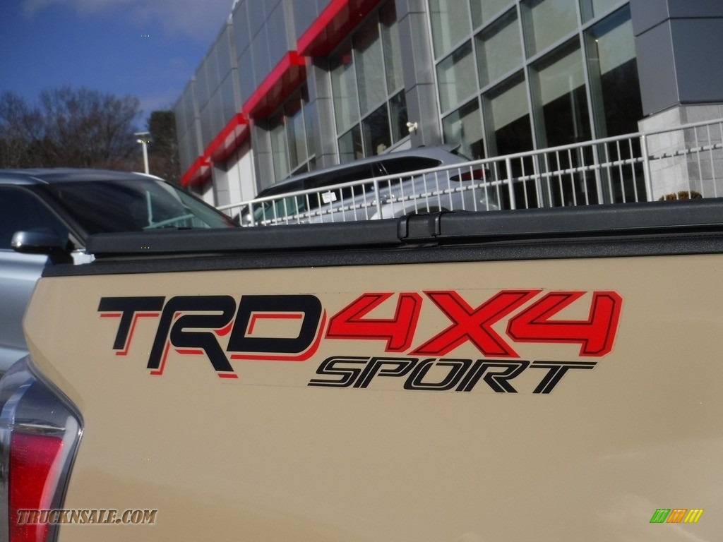 2020 Tacoma TRD Sport Double Cab 4x4 - Quicksand / TRD Cement/Black photo #12