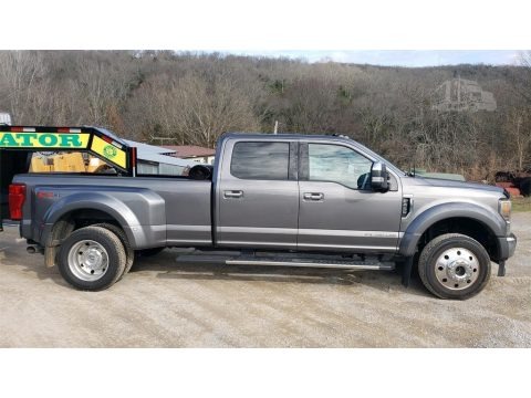 Carbonized Gray Metallic 2022 Ford F450 Super Duty Lariat Crew Cab 4x4 Chassis