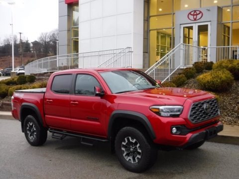Barcelona Red Metallic 2021 Toyota Tacoma TRD Off Road Double Cab 4x4