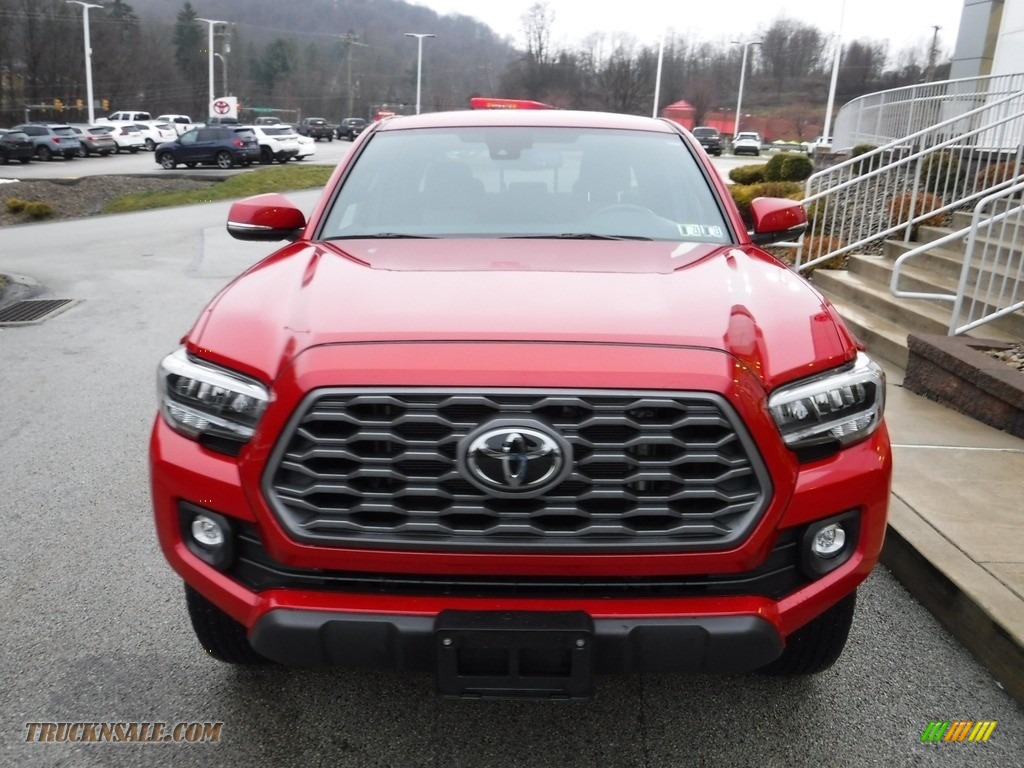 2021 Tacoma TRD Off Road Double Cab 4x4 - Barcelona Red Metallic / TRD Cement/Black photo #15