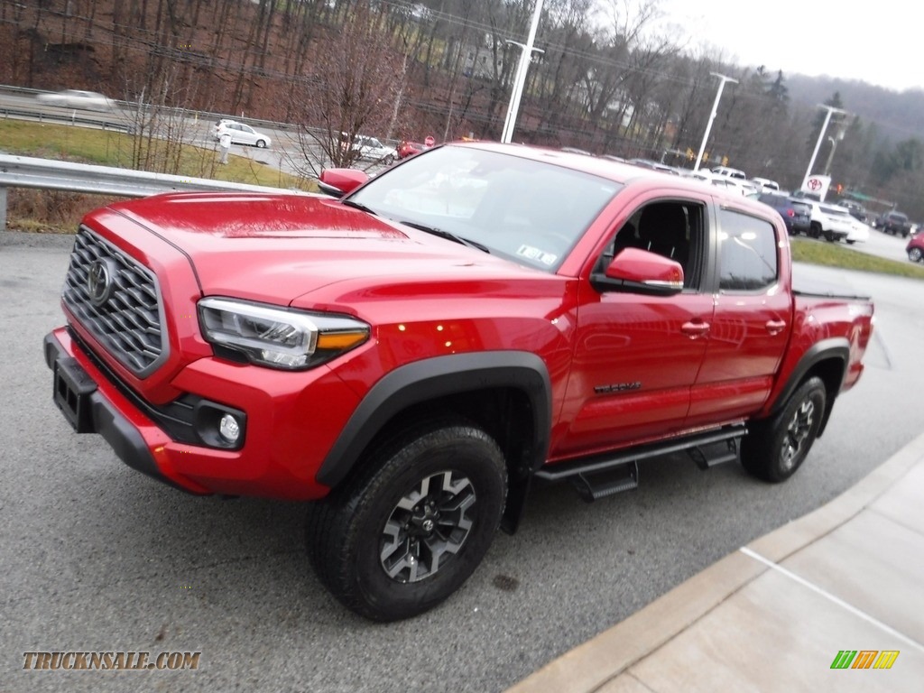 2021 Tacoma TRD Off Road Double Cab 4x4 - Barcelona Red Metallic / TRD Cement/Black photo #16