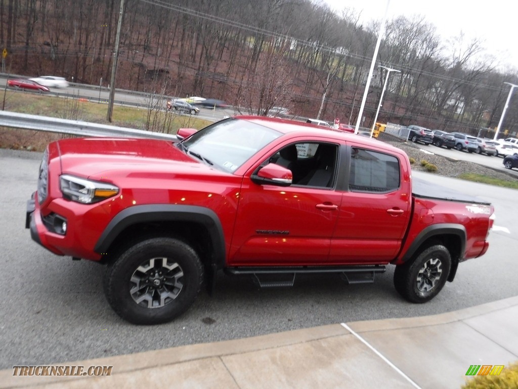 2021 Tacoma TRD Off Road Double Cab 4x4 - Barcelona Red Metallic / TRD Cement/Black photo #17