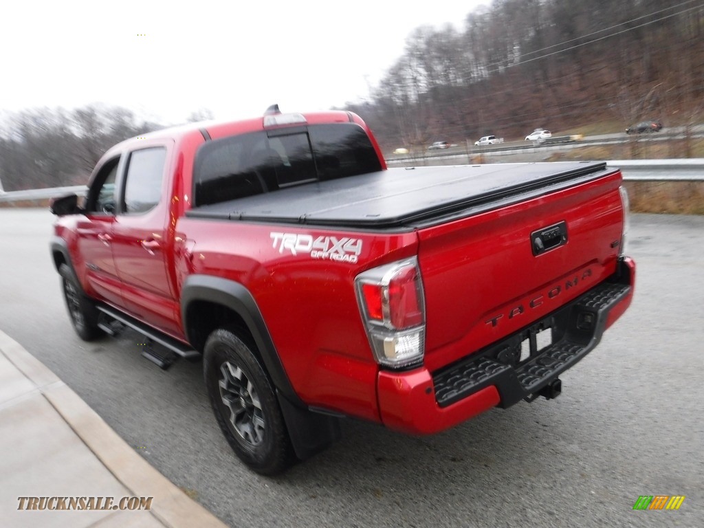 2021 Tacoma TRD Off Road Double Cab 4x4 - Barcelona Red Metallic / TRD Cement/Black photo #18