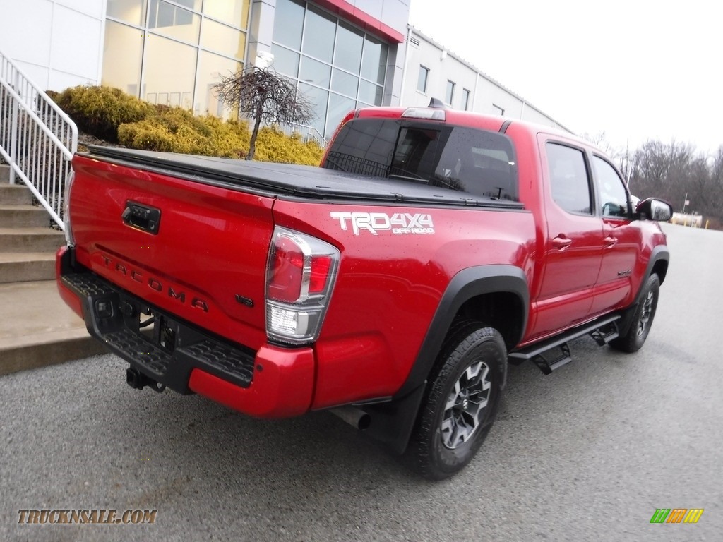 2021 Tacoma TRD Off Road Double Cab 4x4 - Barcelona Red Metallic / TRD Cement/Black photo #22