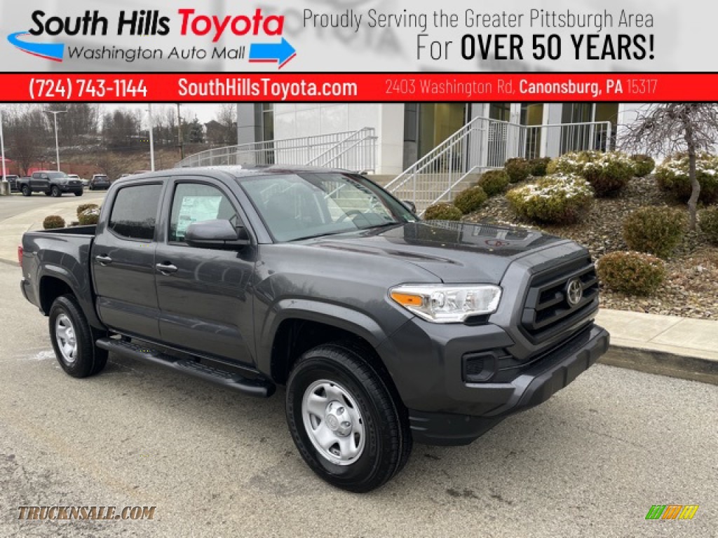2023 Tacoma SR Double Cab 4x4 - Magnetic Gray Metallic / Cement photo #1