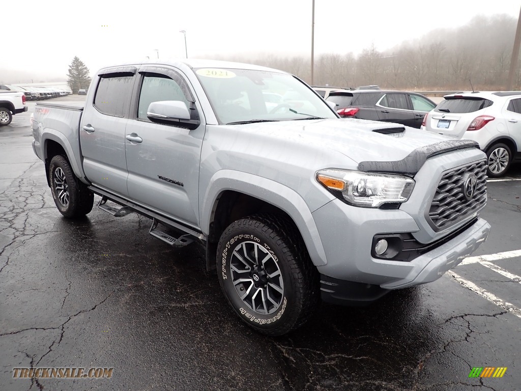 2021 Tacoma TRD Sport Double Cab 4x4 - Cement / Cement photo #9