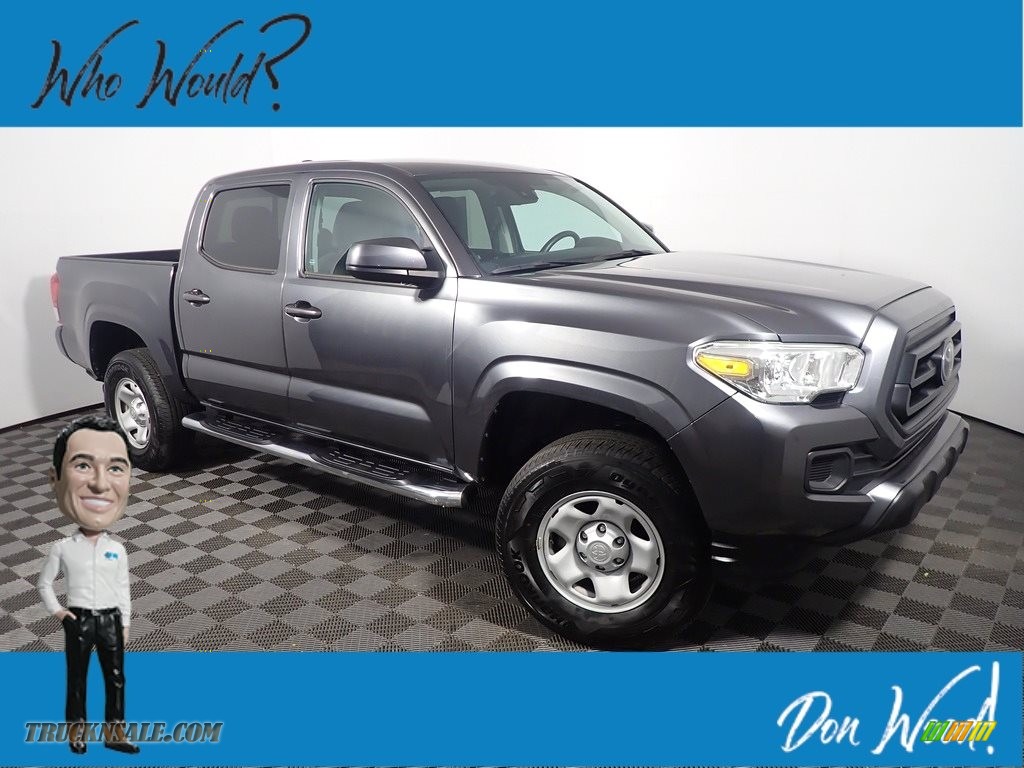 Magnetic Gray Metallic / Cement Toyota Tacoma SR Double Cab 4x4