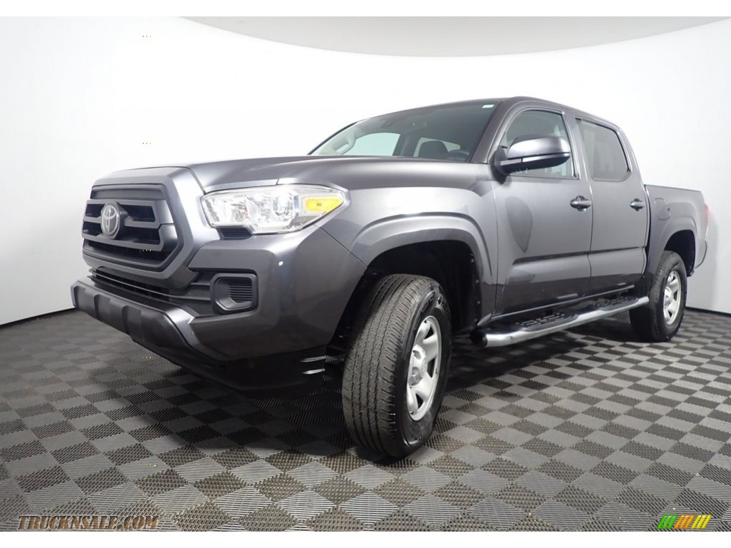 2021 Tacoma SR Double Cab 4x4 - Magnetic Gray Metallic / Cement photo #8