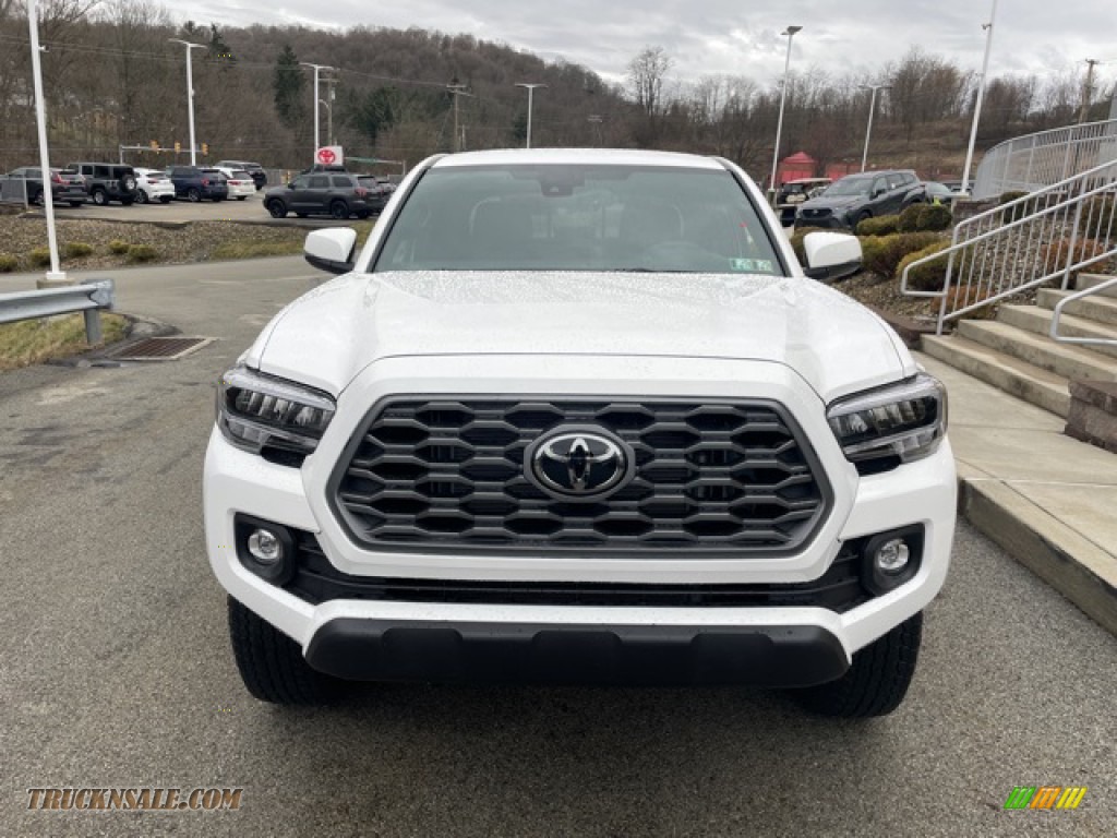 2023 Tacoma TRD Off Road Double Cab 4x4 - Ice Cap / Black/Cement photo #6