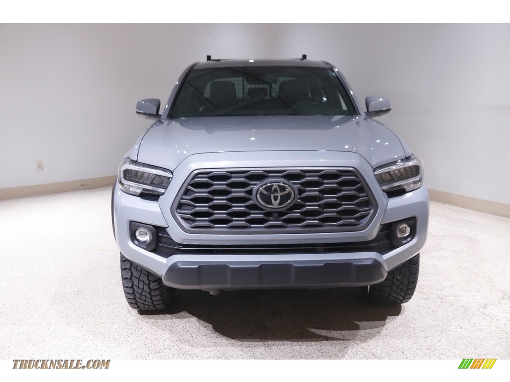 2021 Tacoma TRD Off Road Double Cab 4x4 - Cement / Black photo #2