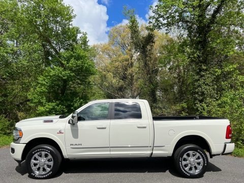 Pearl White 2023 Ram 2500 Limited Crew Cab 4x4