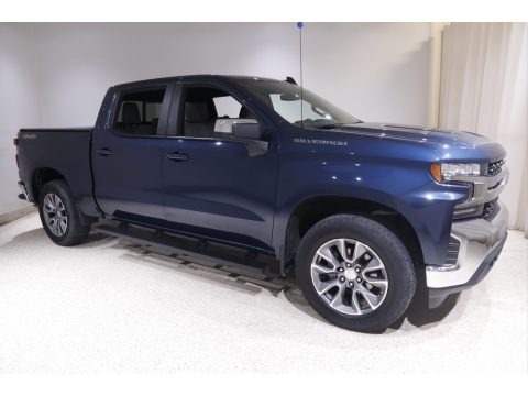 Northsky Blue Metallic 2021 Chevrolet Silverado 1500 LT Crew Cab 4x4