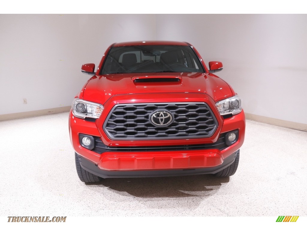 2020 Tacoma TRD Sport Double Cab 4x4 - Barcelona Red Metallic / Cement photo #2