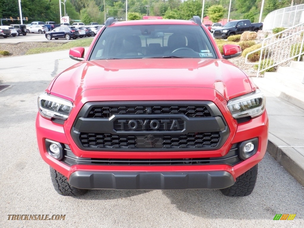 2022 Tacoma TRD Off Road Double Cab 4x4 - Barcelona Red Metallic / Cement/Black photo #13