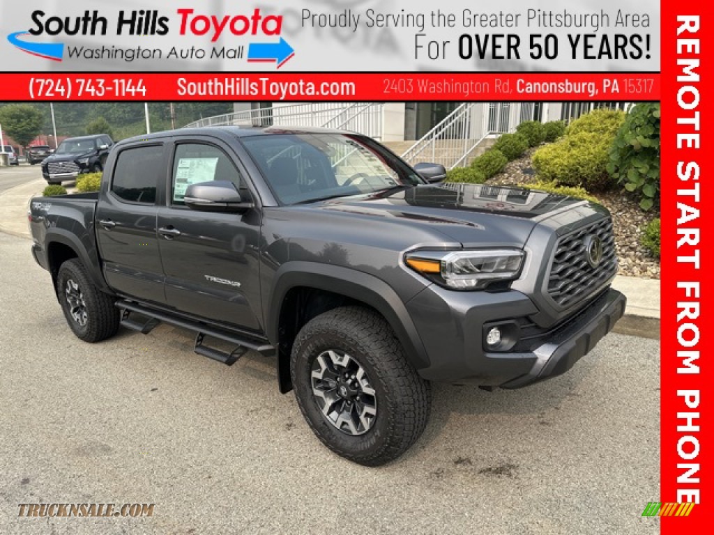 Magnetic Gray Metallic / Black/Cement Toyota Tacoma TRD Off Road Double Cab 4x4