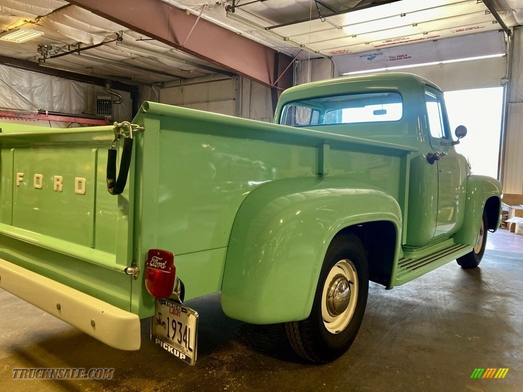1956 F100 Pickup Truck - Light Green / Green photo #2