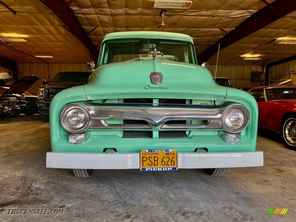 1956 F100 Pickup Truck - Light Green / Green photo #32