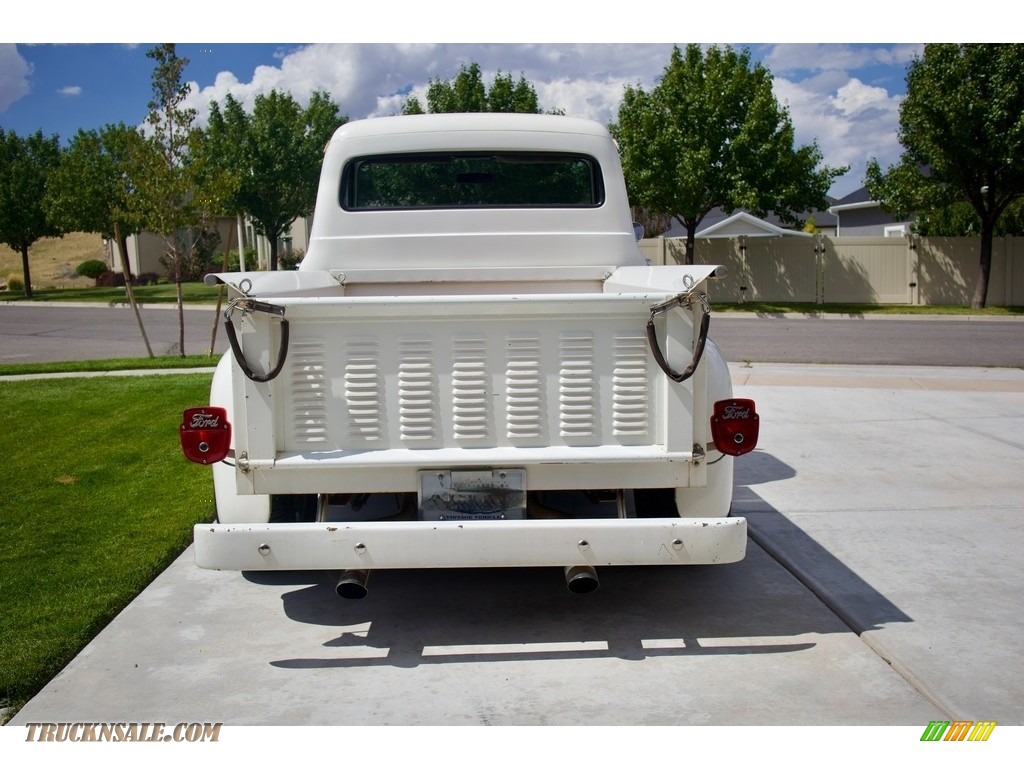 1954 F100 Pickup Truck - White / Brown photo #9