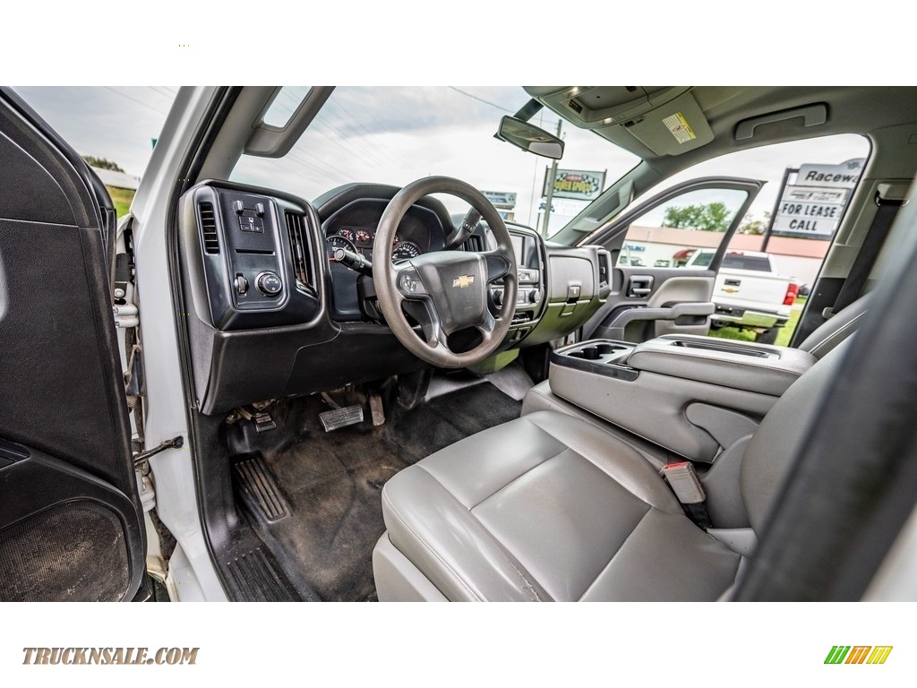 2018 Silverado 2500HD Work Truck Double Cab - Summit White / Dark Ash/Jet Black photo #19
