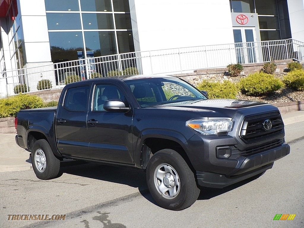 2021 Tacoma SR Double Cab 4x4 - Magnetic Gray Metallic / Cement photo #1