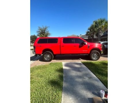 Race Red 2017 Ford F250 Super Duty Lariat Crew Cab 4x4