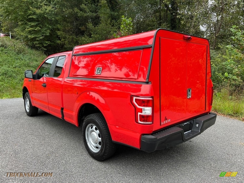 2019 F150 XL SuperCab 4x4 - Race Red / Earth Gray photo #16