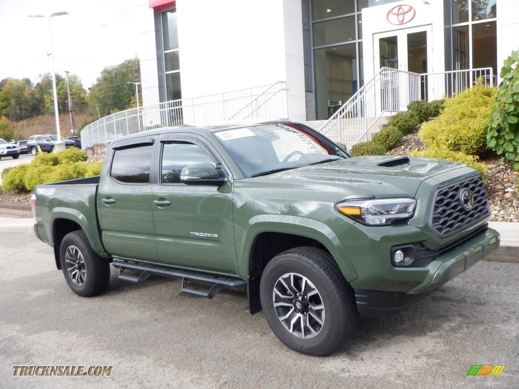 Army Green / Black Toyota Tacoma TRD Sport Double Cab 4x4