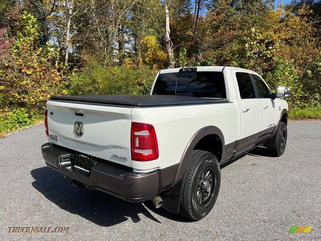2022 2500 Limited Longhorn Crew Cab 4x4 - Pearl White / Mountain Brown/Light Mountain Brown photo #6