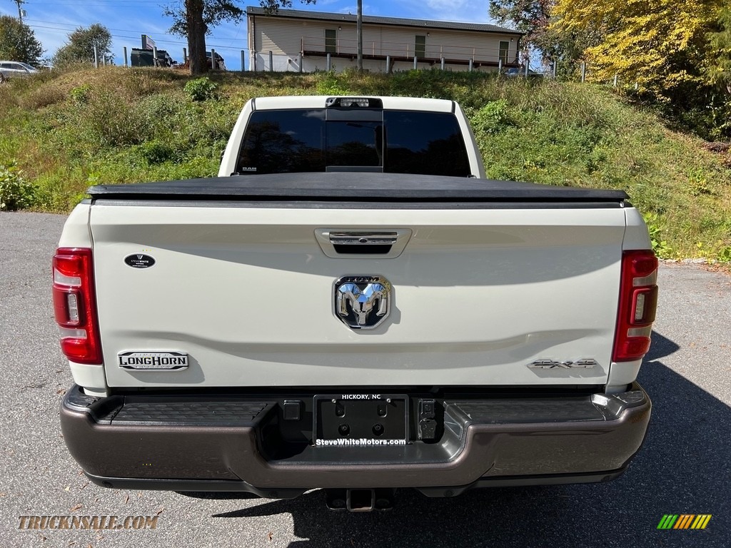 2022 2500 Limited Longhorn Crew Cab 4x4 - Pearl White / Mountain Brown/Light Mountain Brown photo #7