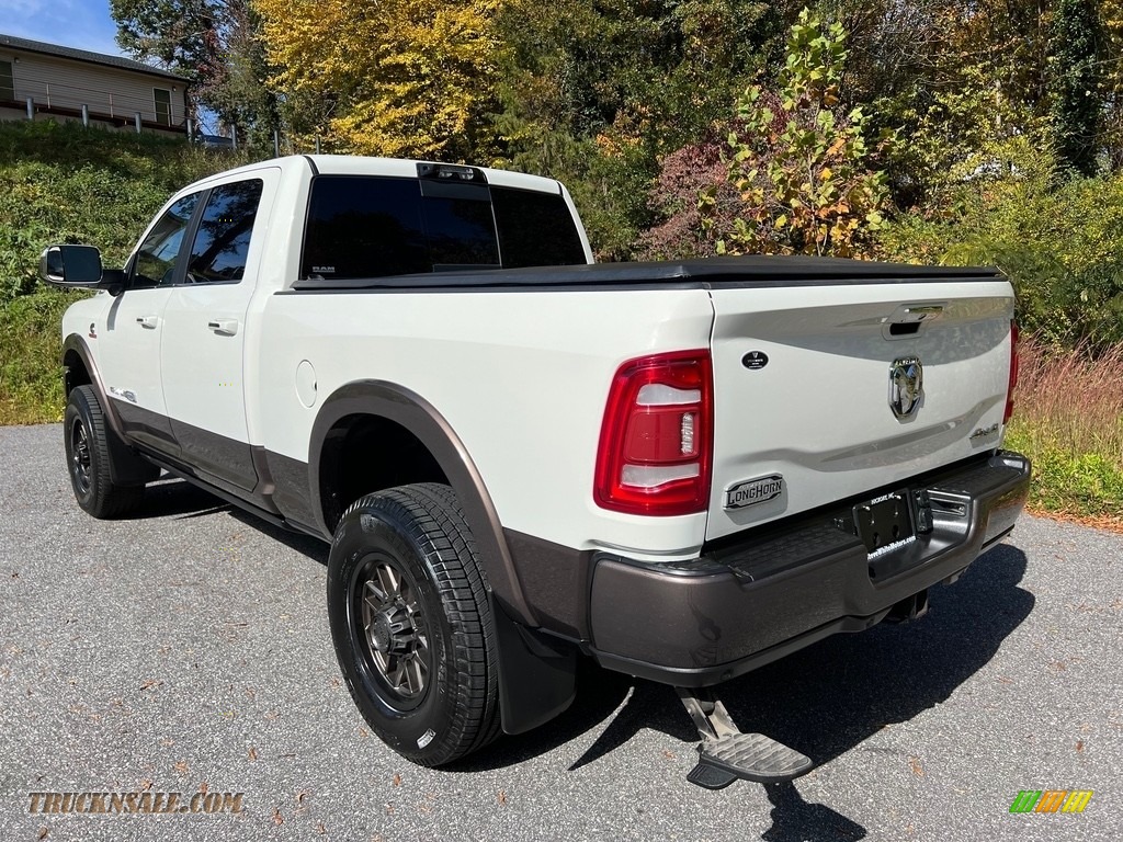 2022 2500 Limited Longhorn Crew Cab 4x4 - Pearl White / Mountain Brown/Light Mountain Brown photo #10