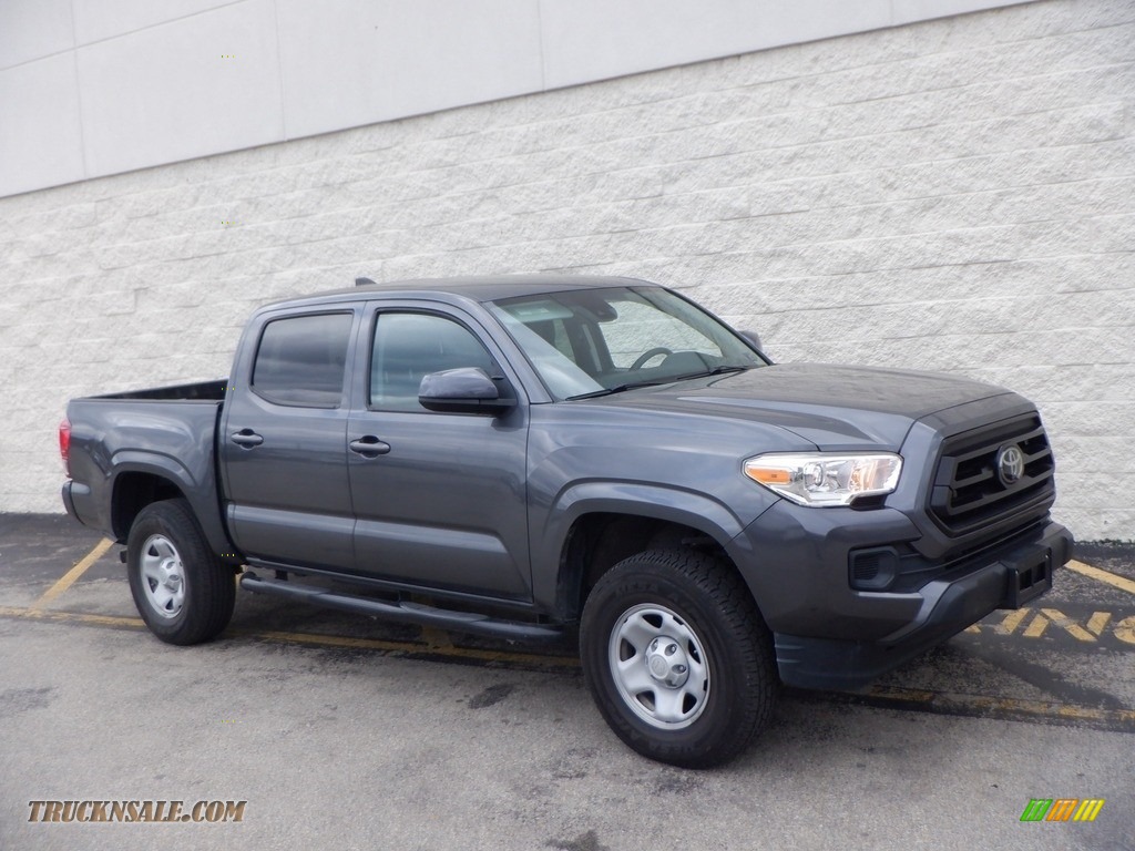 2021 Tacoma SR Double Cab 4x4 - Magnetic Gray Metallic / Cement photo #1