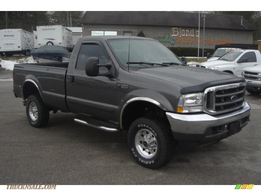 2002 Ford F350 Super Duty Xlt Regular Cab 4x4 In Dark Shadow Grey 